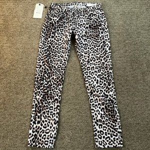 NWT Rag & Bone Boyfriend Leopard Jeans - 26
